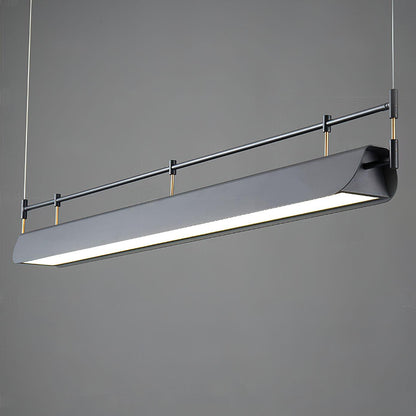 Linear Roof-Style Chandelier with Adjustable Brightness