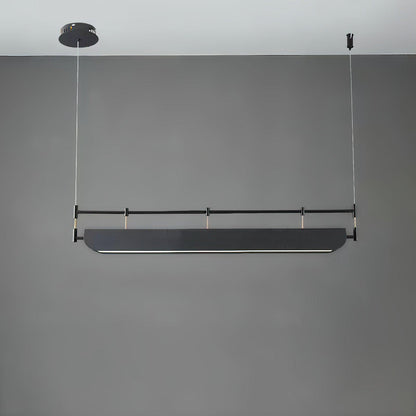 Linear Roof-Style Chandelier with Adjustable Brightness