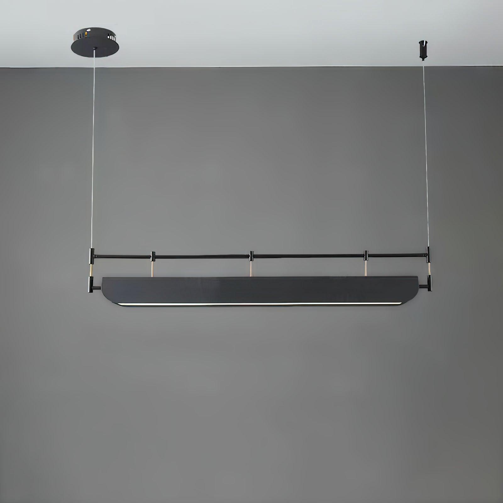 Linear Roof-Style Chandelier with Adjustable Brightness — detail view