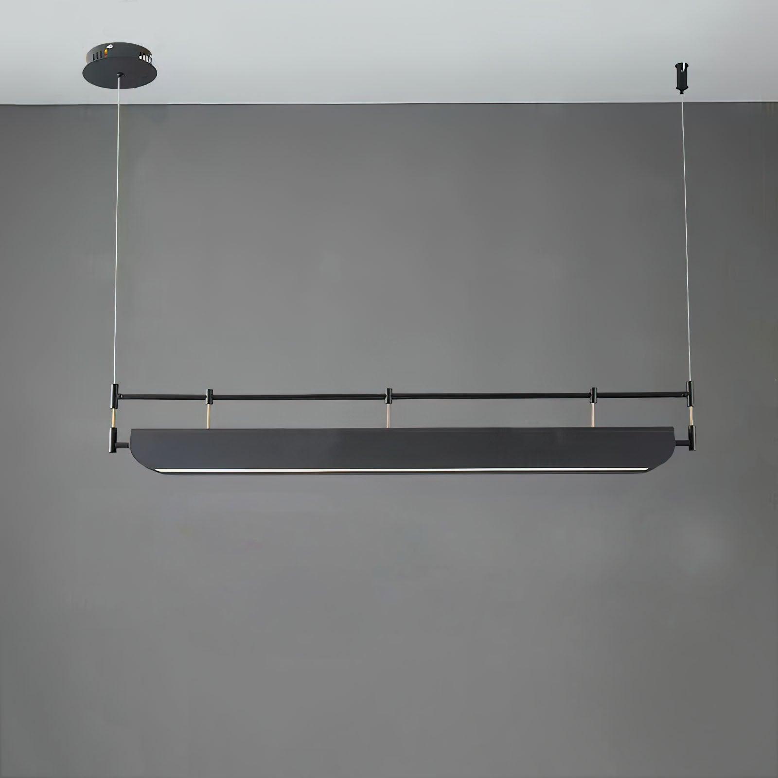 Linear Roof-Style Chandelier with Adjustable Brightness — alternate angle