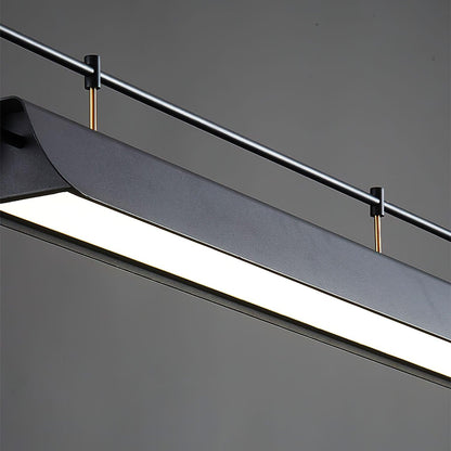 Linear Roof-Style Chandelier with Adjustable Brightness