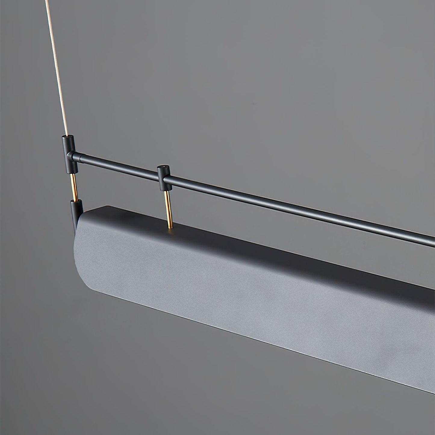 Linear Roof-Style Chandelier with Adjustable Brightness