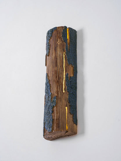 Bark-Textured Outdoor Wall Light, Waterproof Design