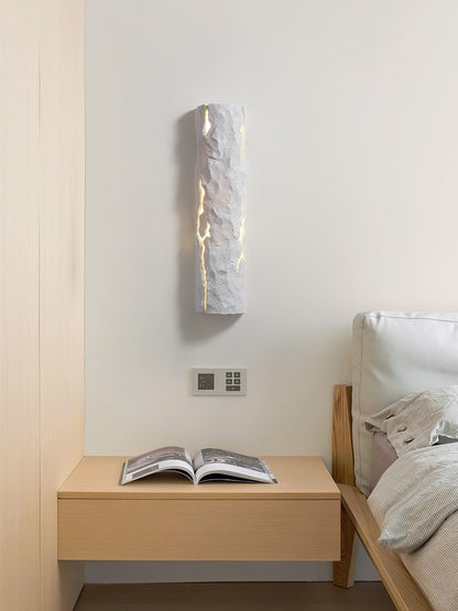 Bark-Textured Outdoor Wall Light, Waterproof Design