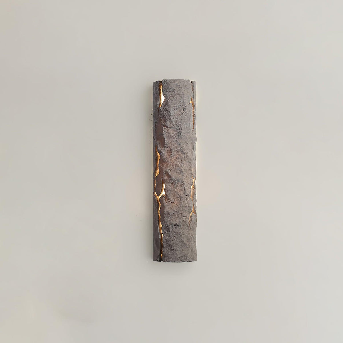 Bark-Textured Outdoor Wall Light, Waterproof Design