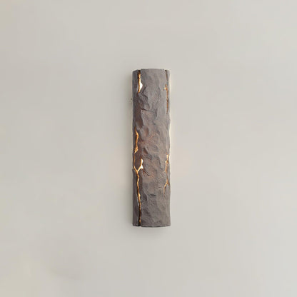 Bark-Textured Outdoor Wall Light, Waterproof Design