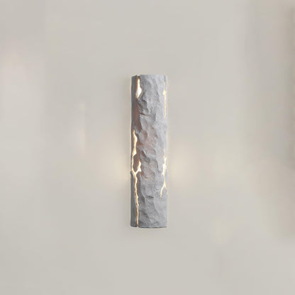 Bark-Textured Outdoor Wall Light, Waterproof Design