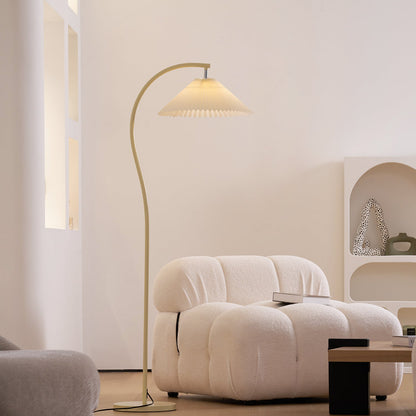 Pleated Floor Lamp with Adjustable Brightness — alternate angle