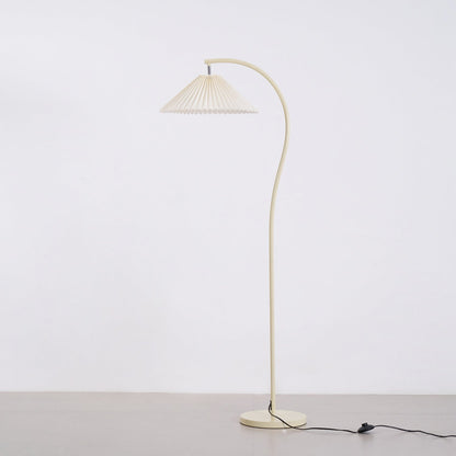 Pleated Floor Lamp with Adjustable Brightness