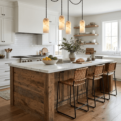 Cascading Capsule Chandelier with Adjustable Heads