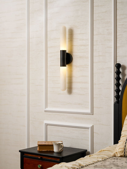Alabaster Wall Light, Energy Efficient LED