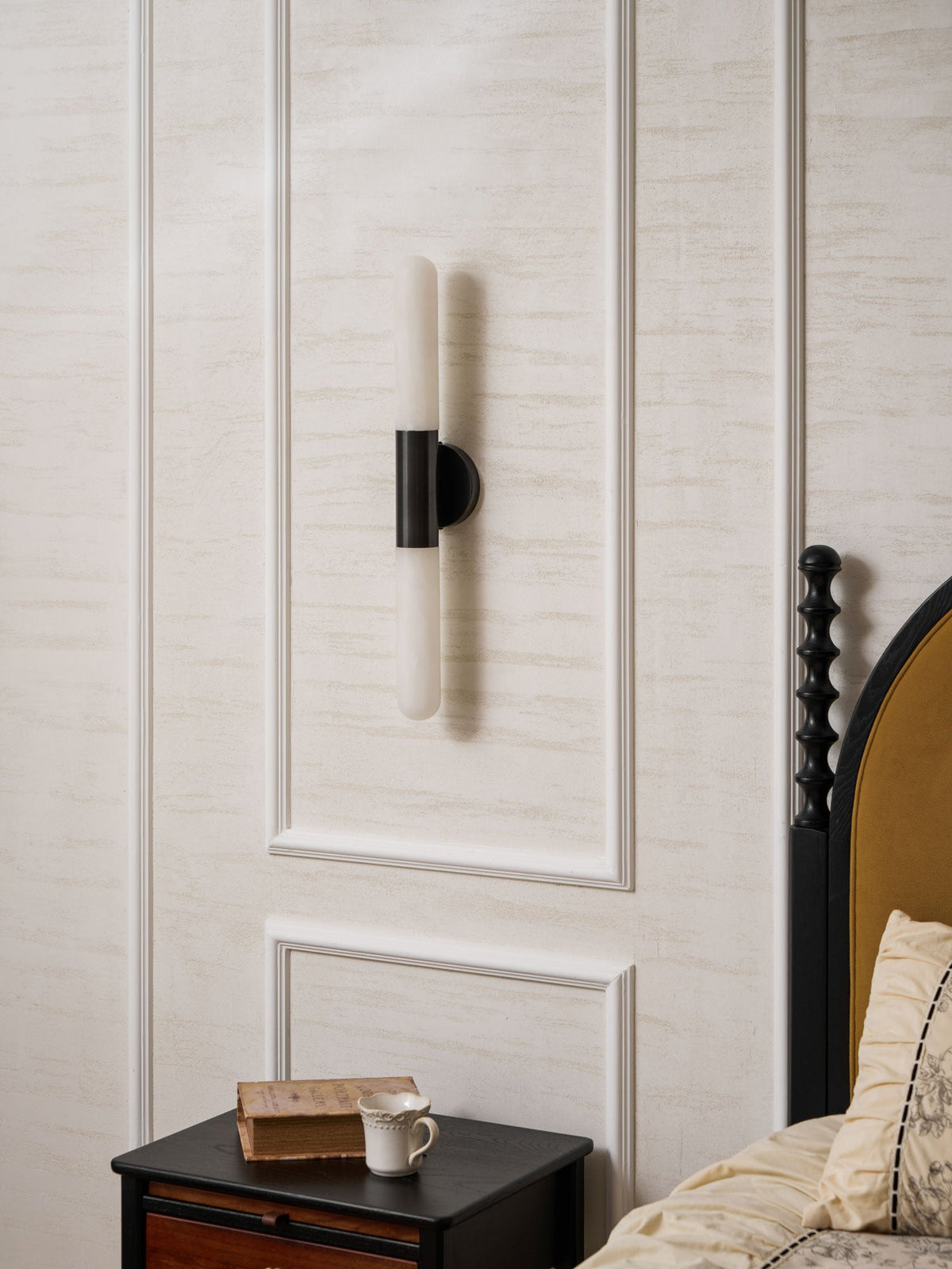 Alabaster Wall Light, Energy Efficient LED