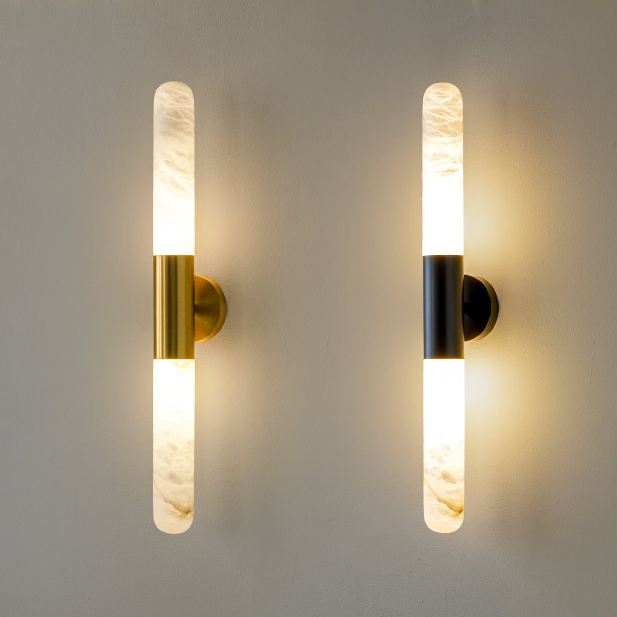 Alabaster Wall Light, Energy Efficient LED