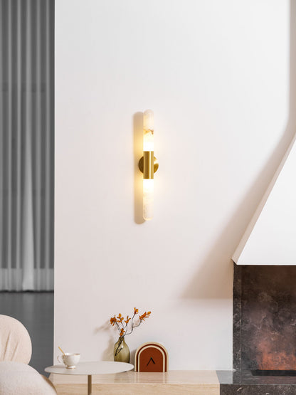 Alabaster Wall Light, Energy Efficient LED