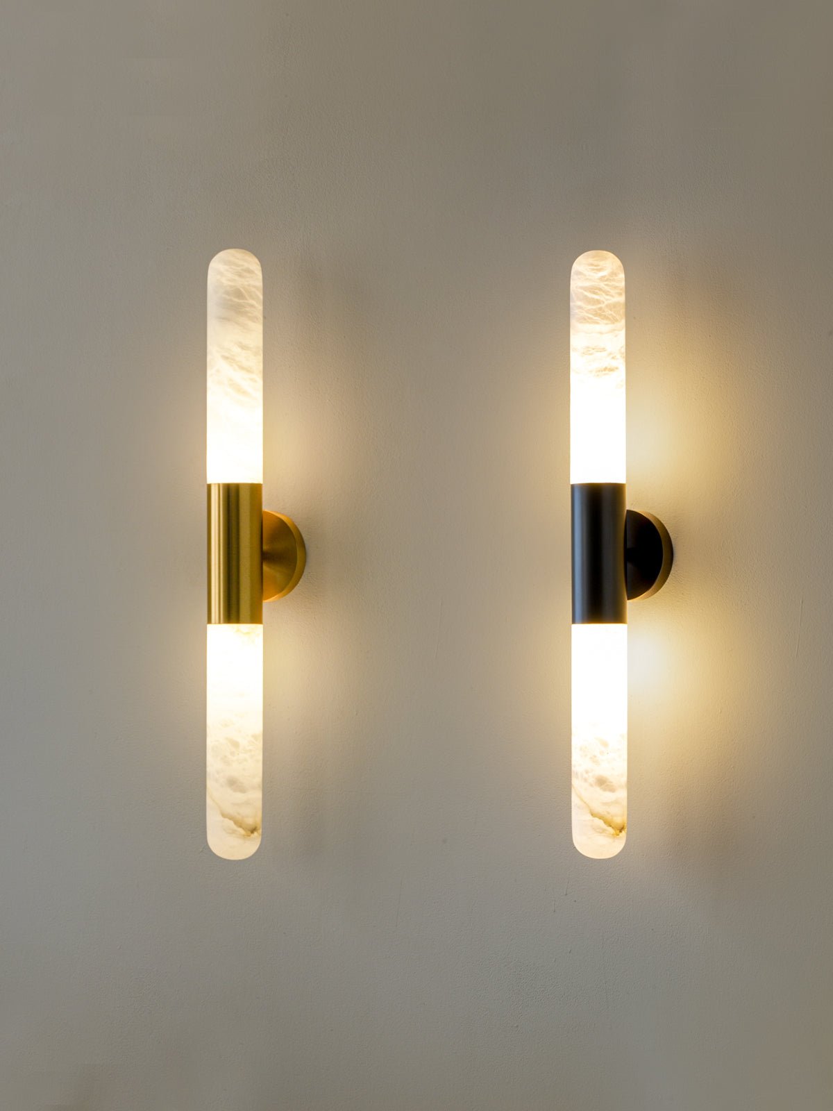 Alabaster Wall Light, Energy Efficient LED