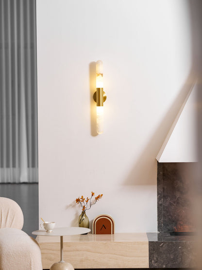 Alabaster Wall Light, Energy Efficient LED