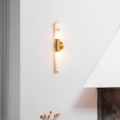 Alabaster Wall Light, Energy Efficient LED