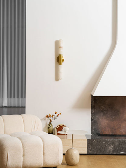 Alabaster Wall Light, Energy Efficient LED