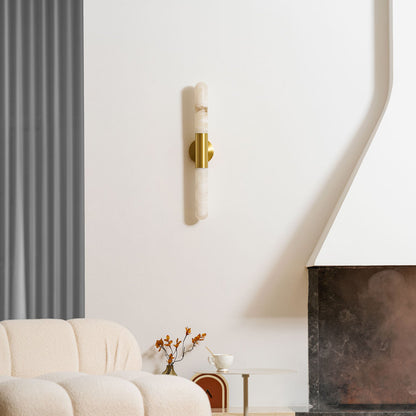 Alabaster Wall Light, Energy Efficient LED