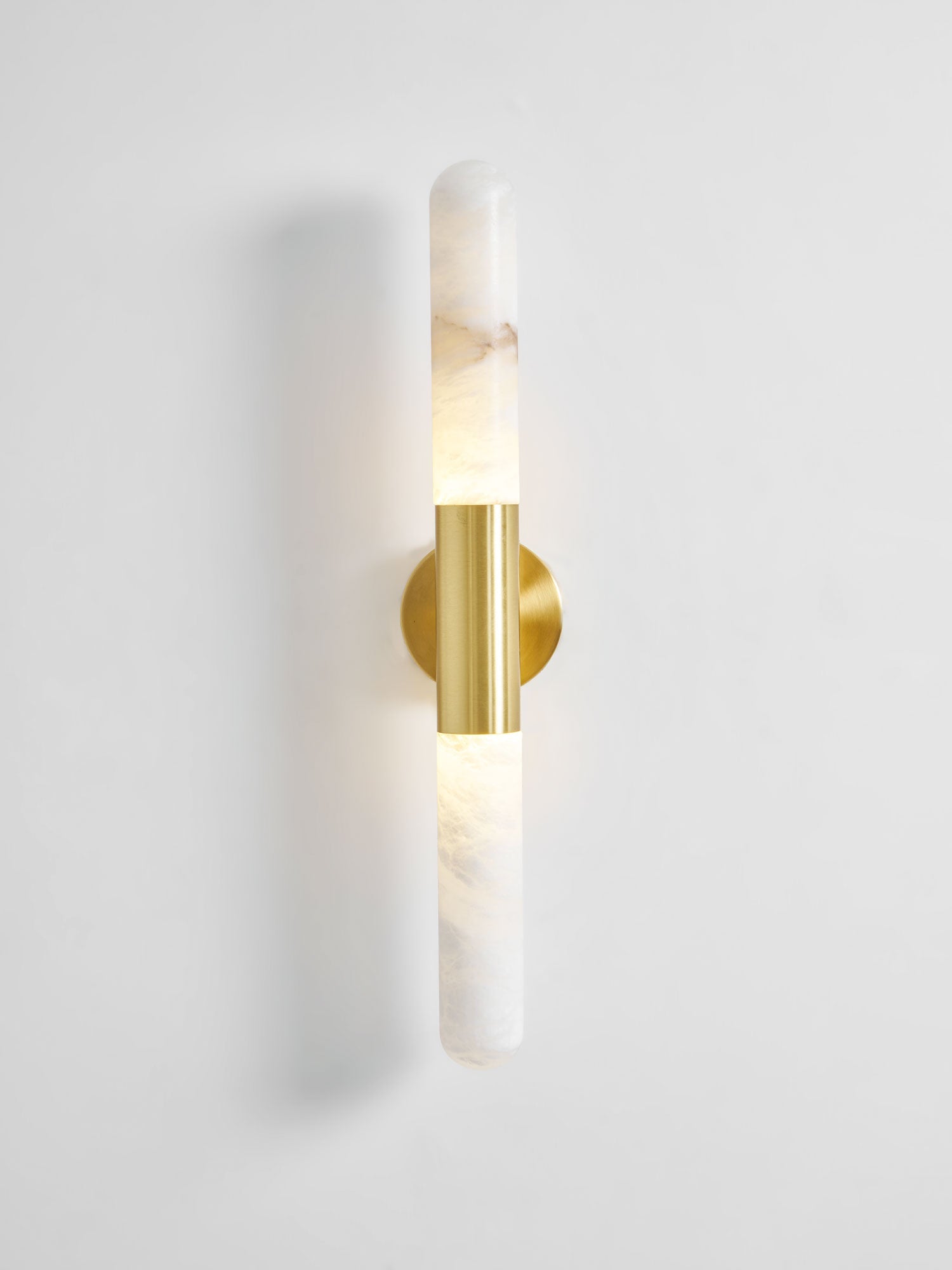 Alabaster Wall Light, Energy Efficient LED — detail view