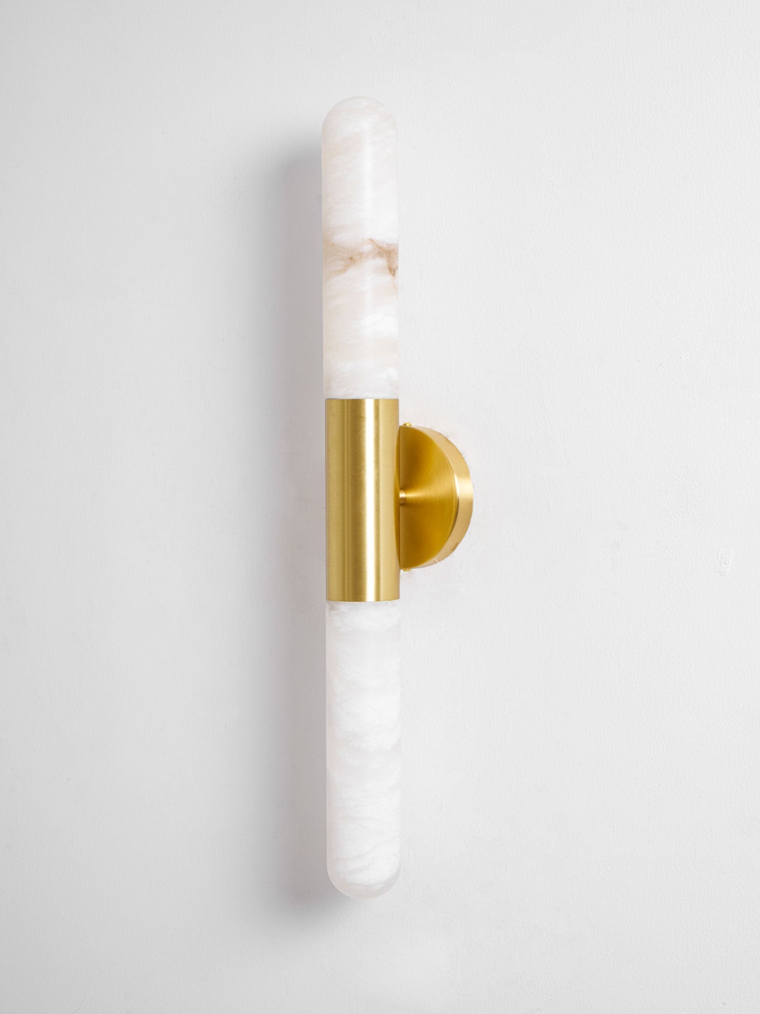 Alabaster Wall Light, Energy Efficient LED — front view