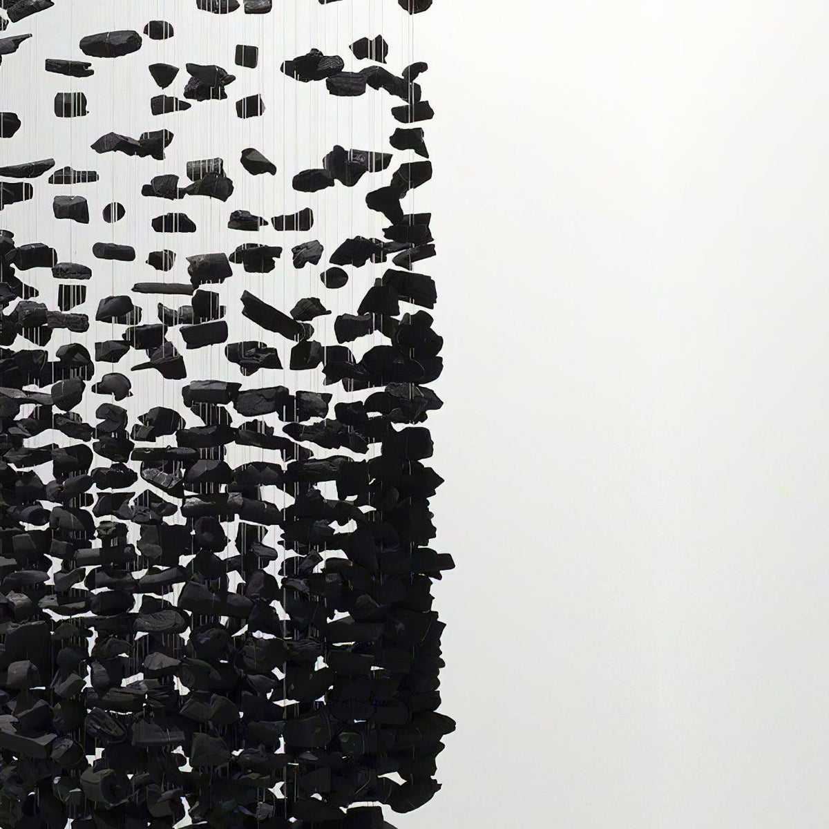 Charcoal Chandelier with Adjustable Height — detail view
