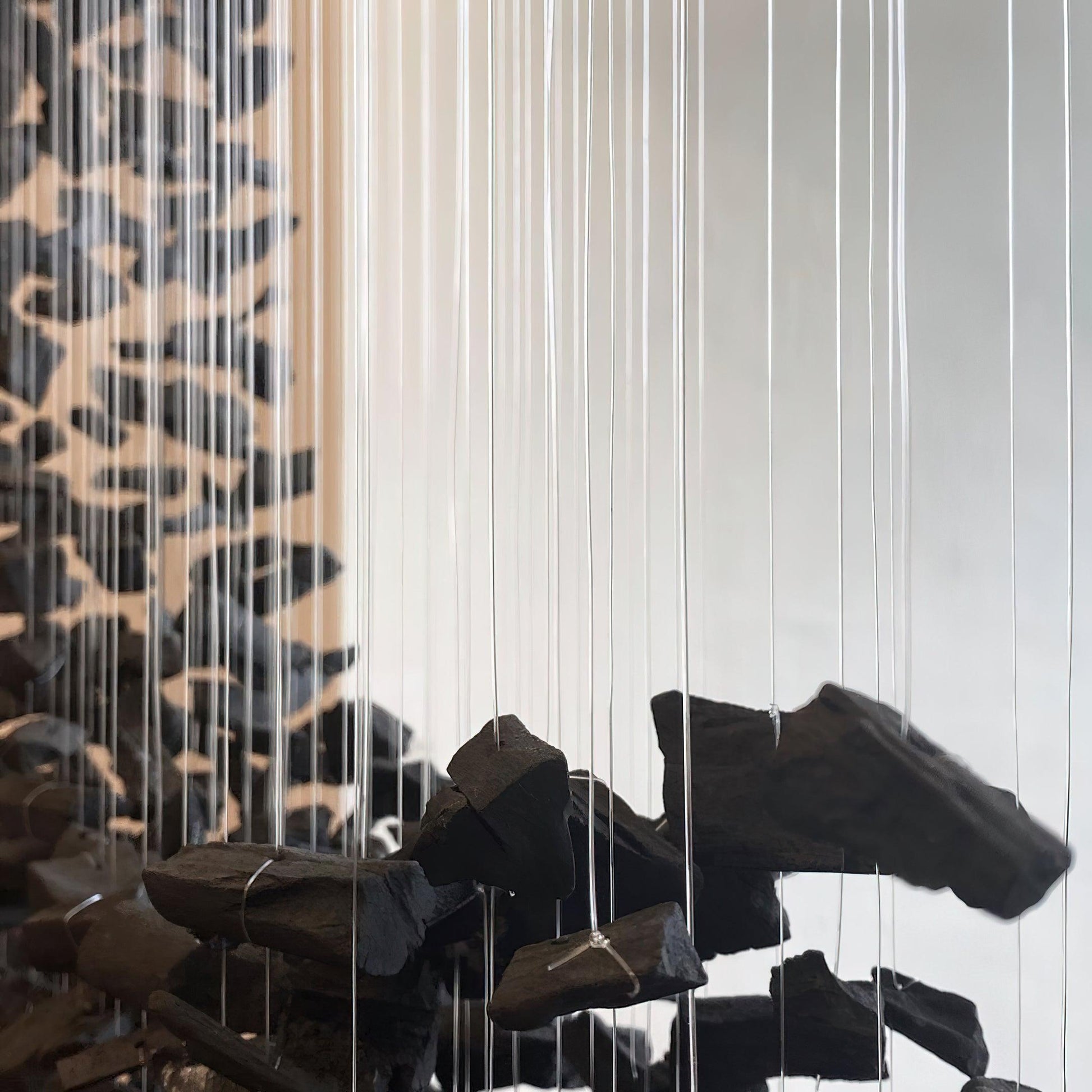 Charcoal Chandelier, Adjustable Brightness — lifestyle view
