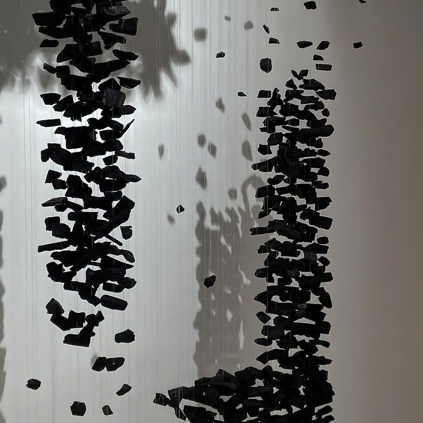Charcoal Chandelier, Adjustable Brightness — front view