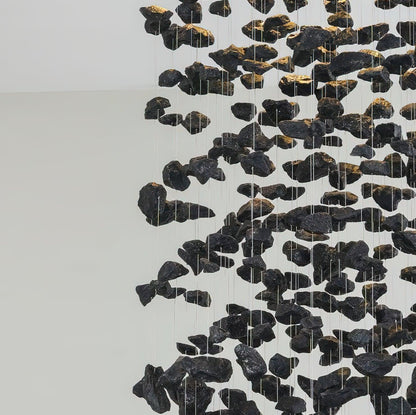 Charcoal Chandelier, Adjustable Brightness