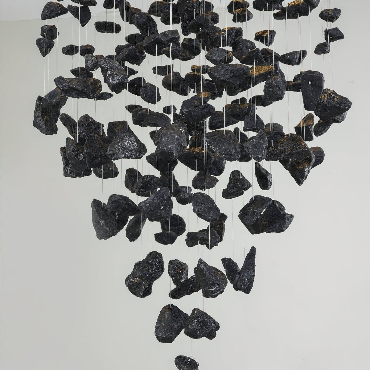 Charcoal Chandelier, Adjustable Brightness