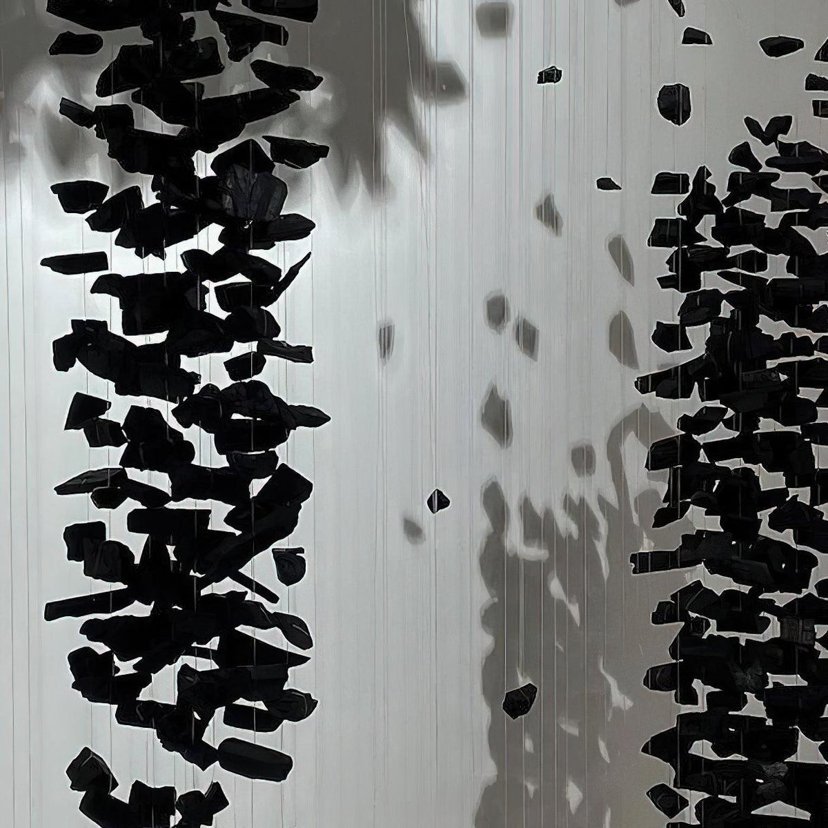 Charcoal Chandelier, Adjustable Brightness — detail view