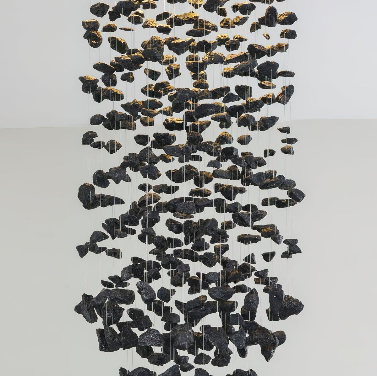 Charcoal Chandelier, Adjustable Brightness — alternate angle