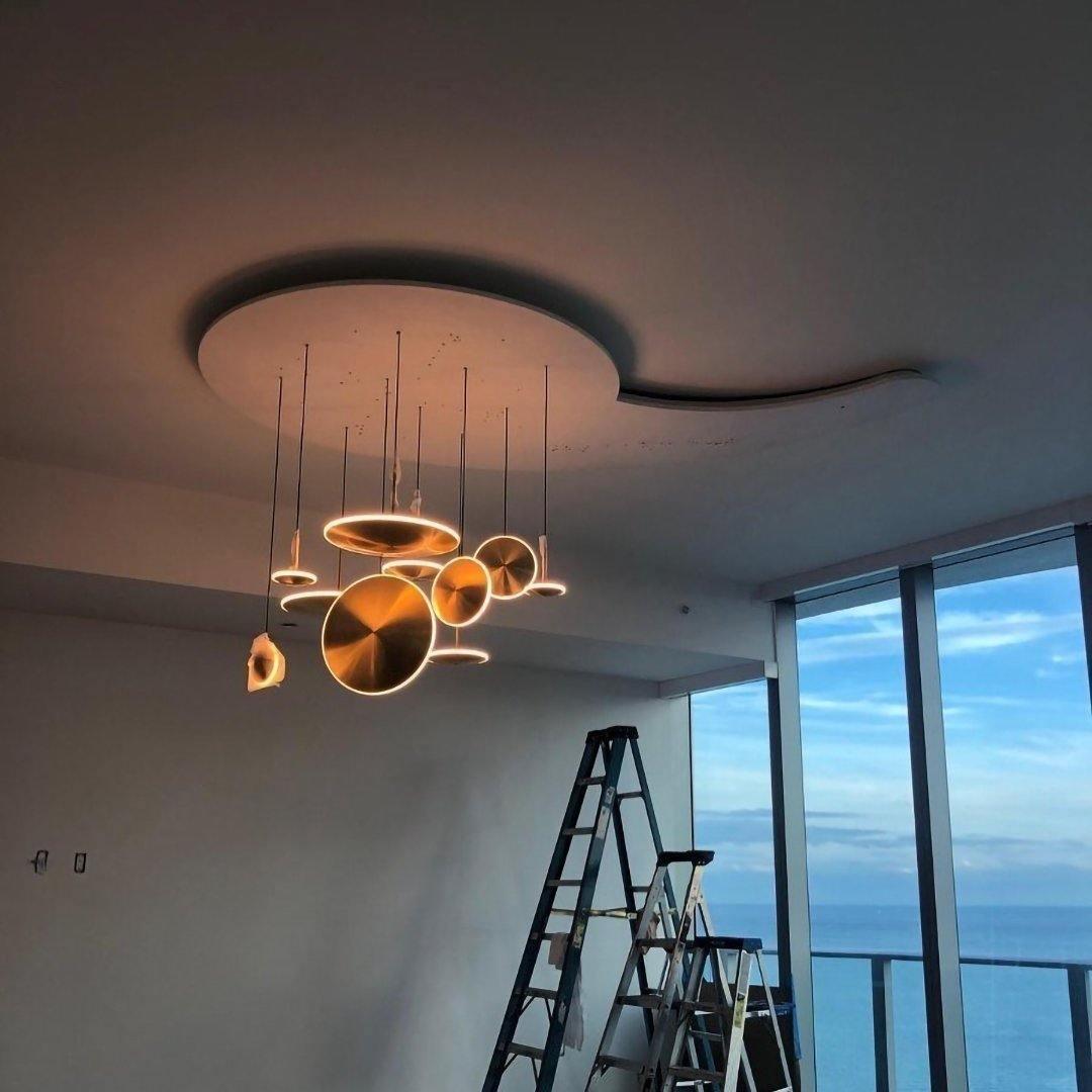 Chrona Dish Pendant Light Position 34