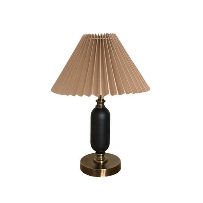 Classic Antique Table Lamp with Adjustable Brightness — side view