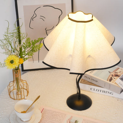 Linen Table Lamp with Adjustable Brightness — lifestyle view