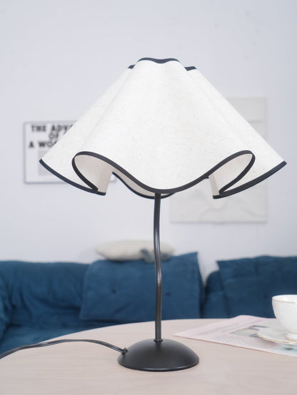 Linen Table Lamp with Adjustable Brightness