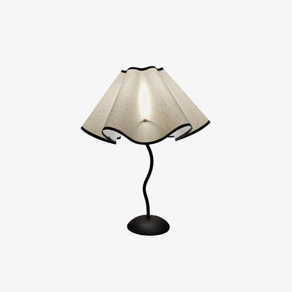 Linen Table Lamp with Adjustable Brightness — front view