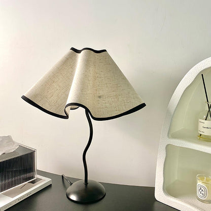 Linen Table Lamp with Adjustable Brightness