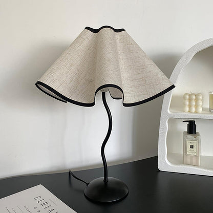 Linen Table Lamp with Adjustable Brightness