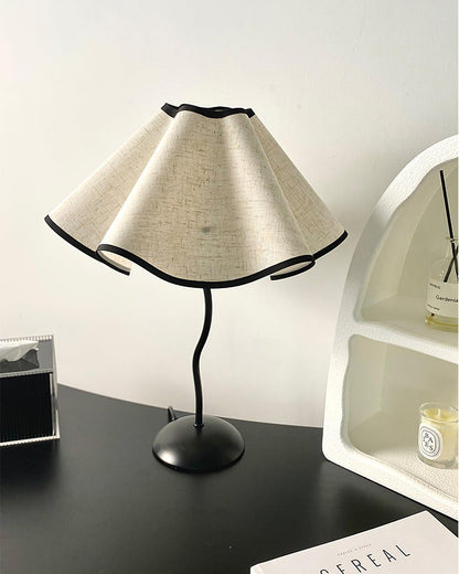 Linen Table Lamp with Adjustable Brightness