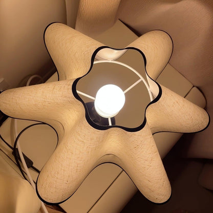 Linen Table Lamp with Adjustable Brightness
