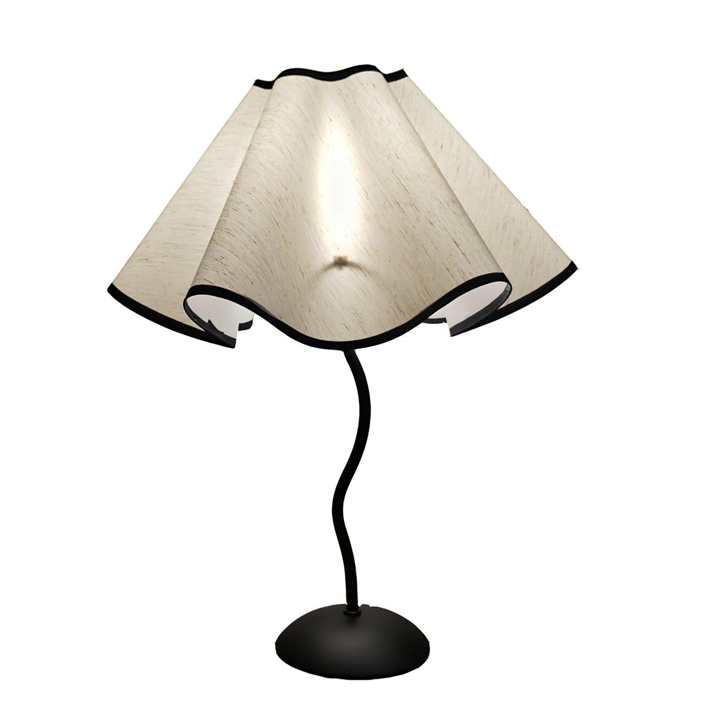 Linen Table Lamp with Adjustable Brightness