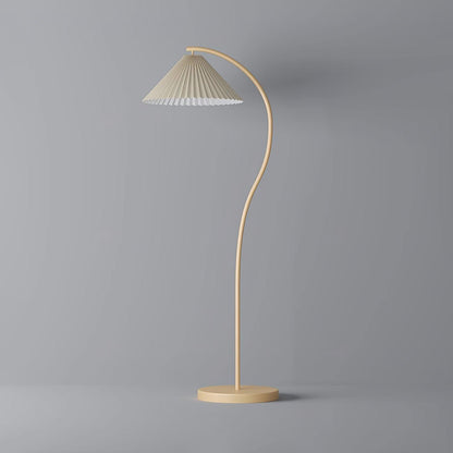 Pleated Floor Lamp with Adjustable Brightness