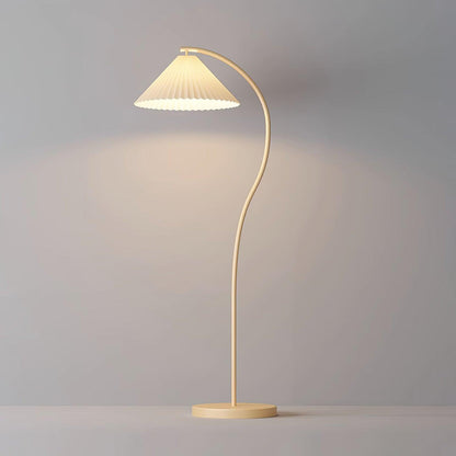 Pleated Floor Lamp with Adjustable Brightness