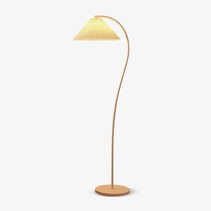 Pleated Floor Lamp with Adjustable Brightness