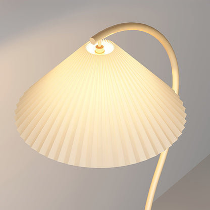 Pleated Floor Lamp with Adjustable Brightness