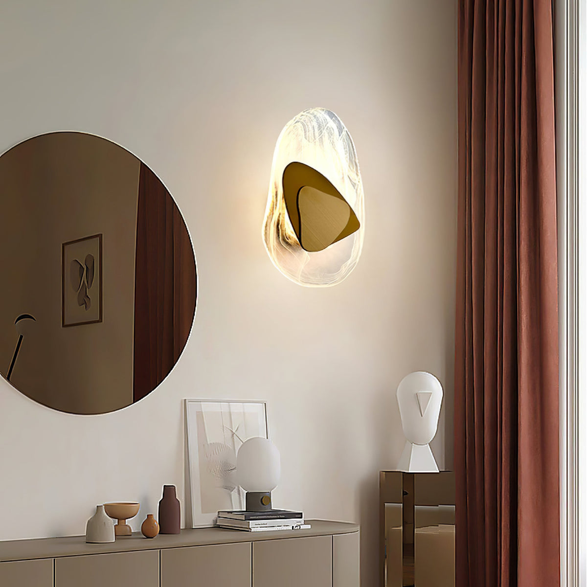 Modern Wall Lamp with Adjustable Brightness — alternate angle