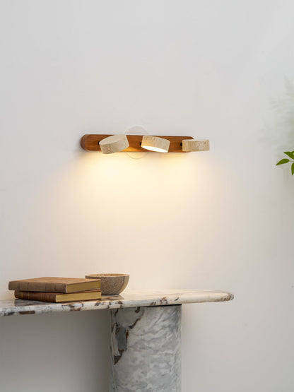 Travertine Duo Wall Light - Vakkerlight