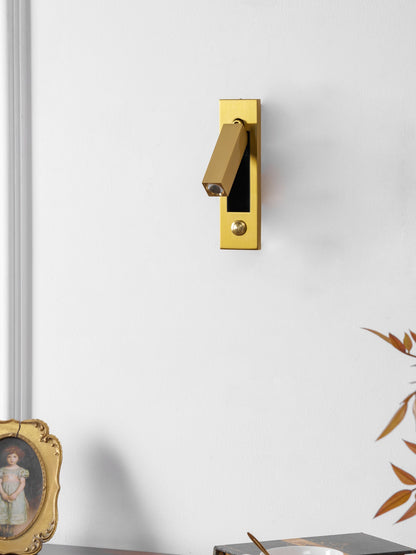 Embedded Bedside Wall Sconce with USB Port