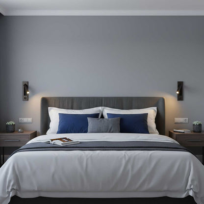 Embedded Bedside Wall Sconce with USB Port
